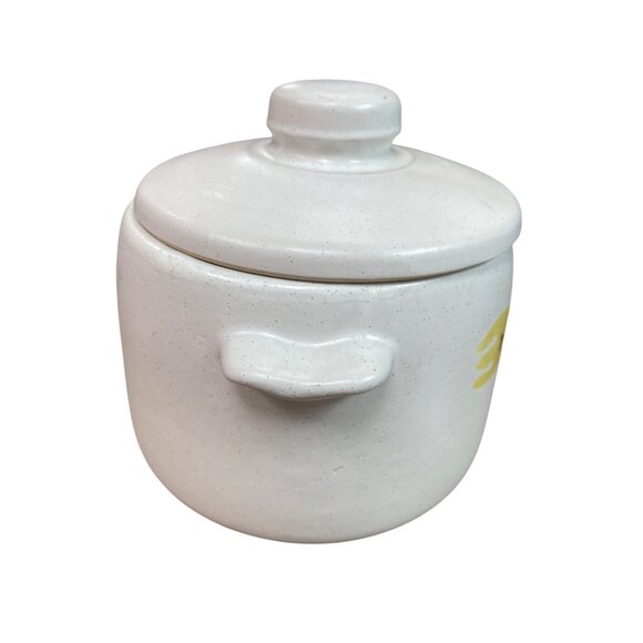 West Bend Vintage Mid Century Stoneware Casserole bean Pot With Lid SKU 9320 - Picture 4 of 16